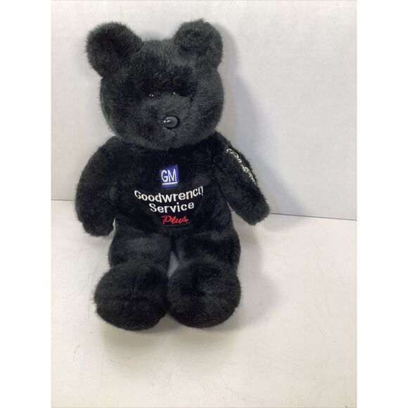 Dale Earnhardt Gold'n Bears 14" Black Teddy Bear Collectable - Picture 1 of 5